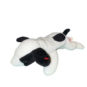 Ty Beanie Babies Spot the‎ Dog Black White Spotted Plush Toy Vintage 1993 PVC